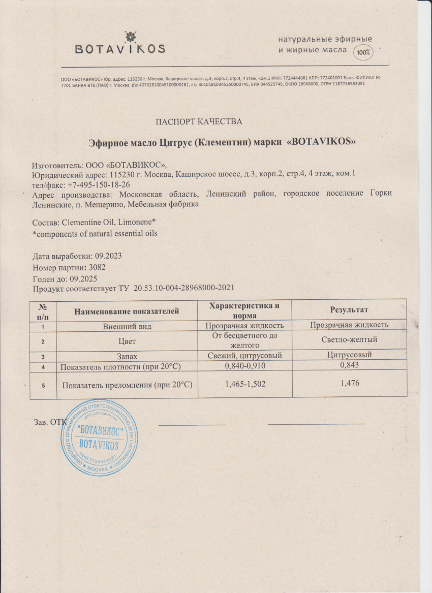 Паспорт №092023